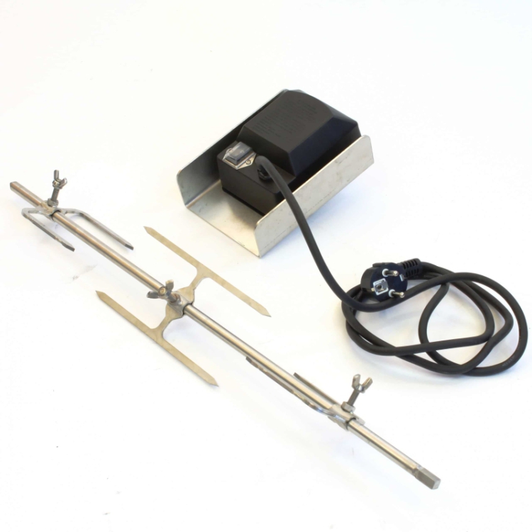 Rotisserie 220V Spit motor plus rotisserie S/S including bracket