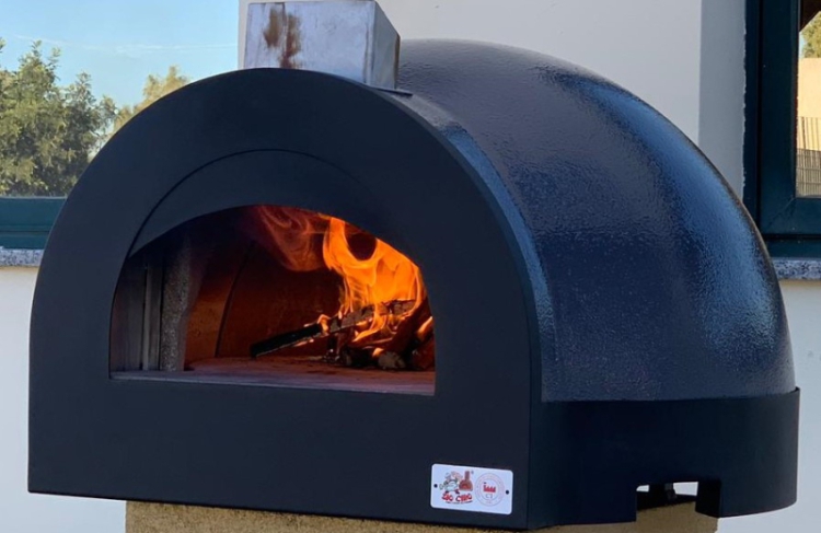 Subito Cotto zwart – 80 cm – houtgestookt 