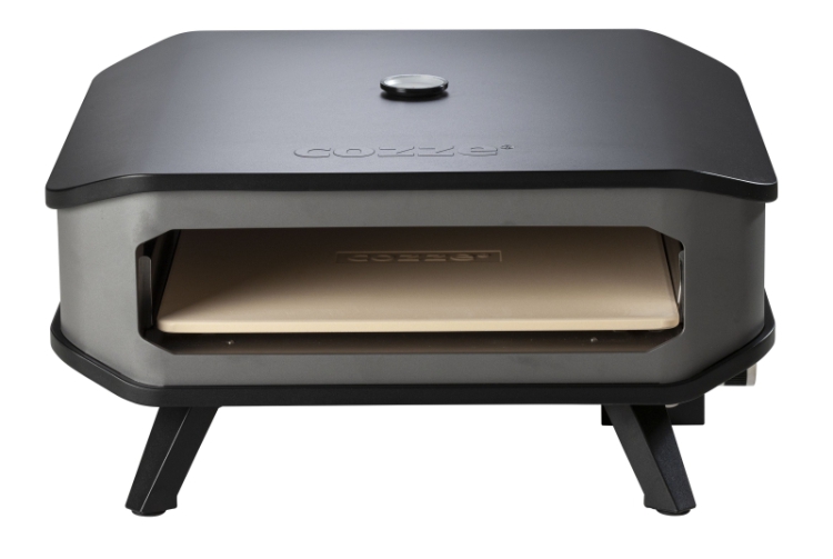 Cozze Pizza oven 17 inch (42 cm) op gas met thermometer en Pizzasteen