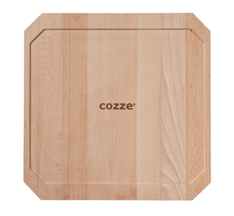 Pan met serveerplank - groot