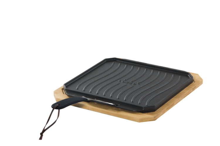 Pan met serveerplank - groot