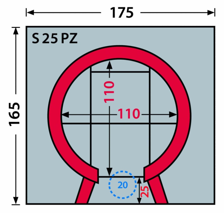 Tipo 25 Authentieke horeca pizzaoven