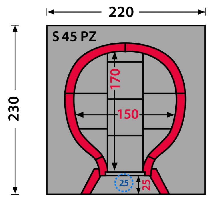 Tipo 45 Authentieke horeca pizzaoven